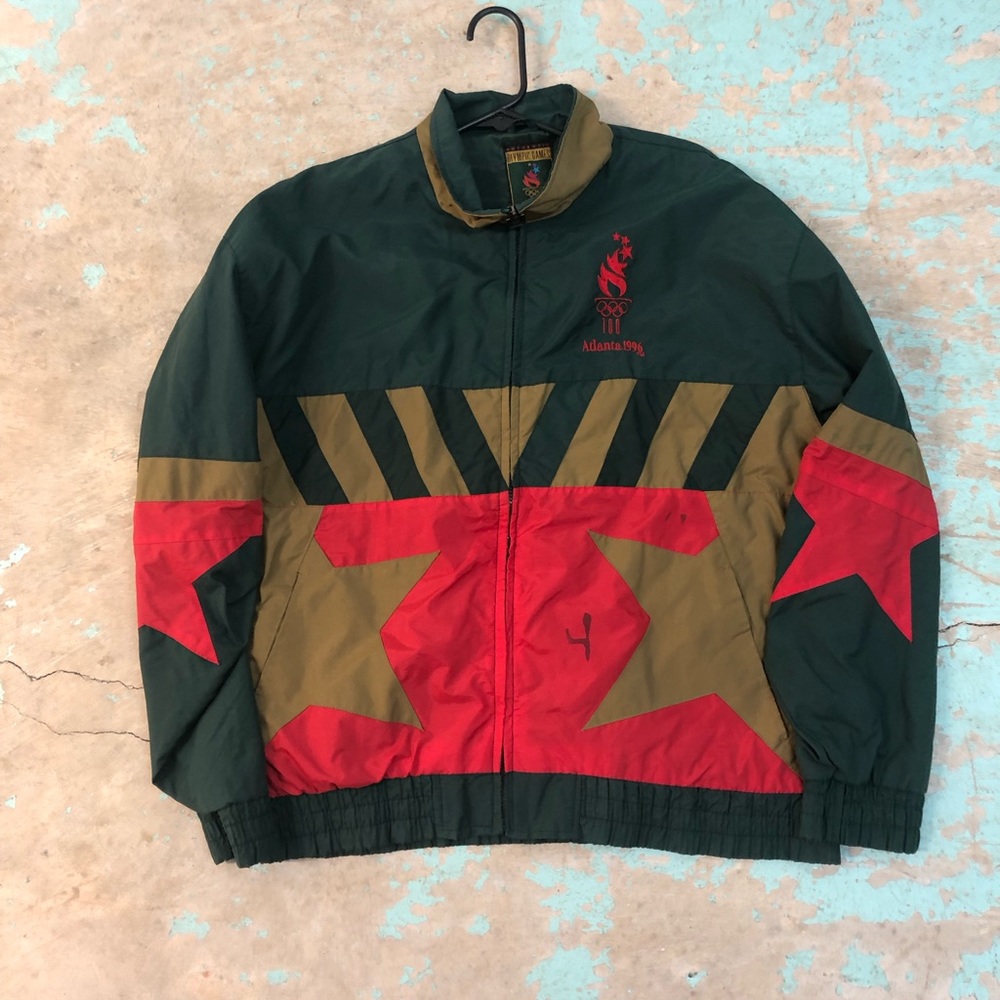 Vintage USA Olympic Logo 7 Windbreaker!